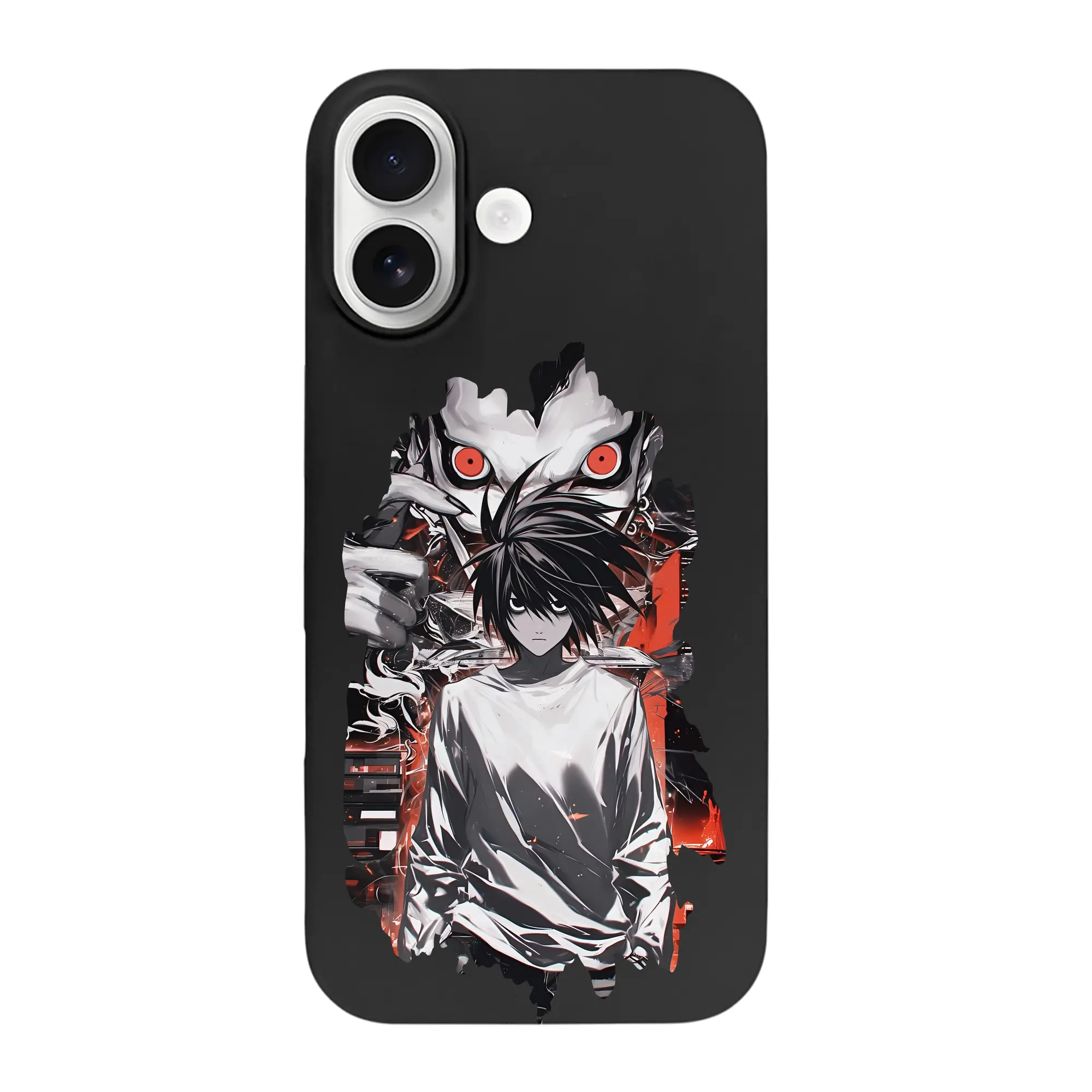 デスノート グッズ,L - iPhone 17 シリーズ シリコンケース 薄型 耐衝撃 指紋防止 ソフトタッチカバー 精密フィット 傷防止 保護ケース iPhone 17/17 Air/17 Pro/17 Pro Max 対応